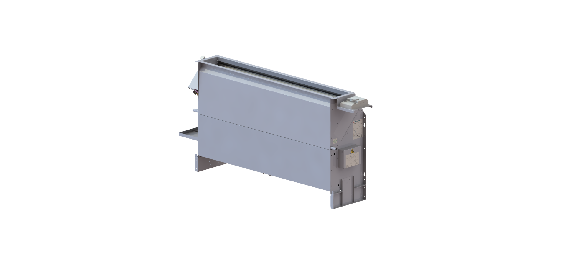 Фанкойл скрытого напольного типа