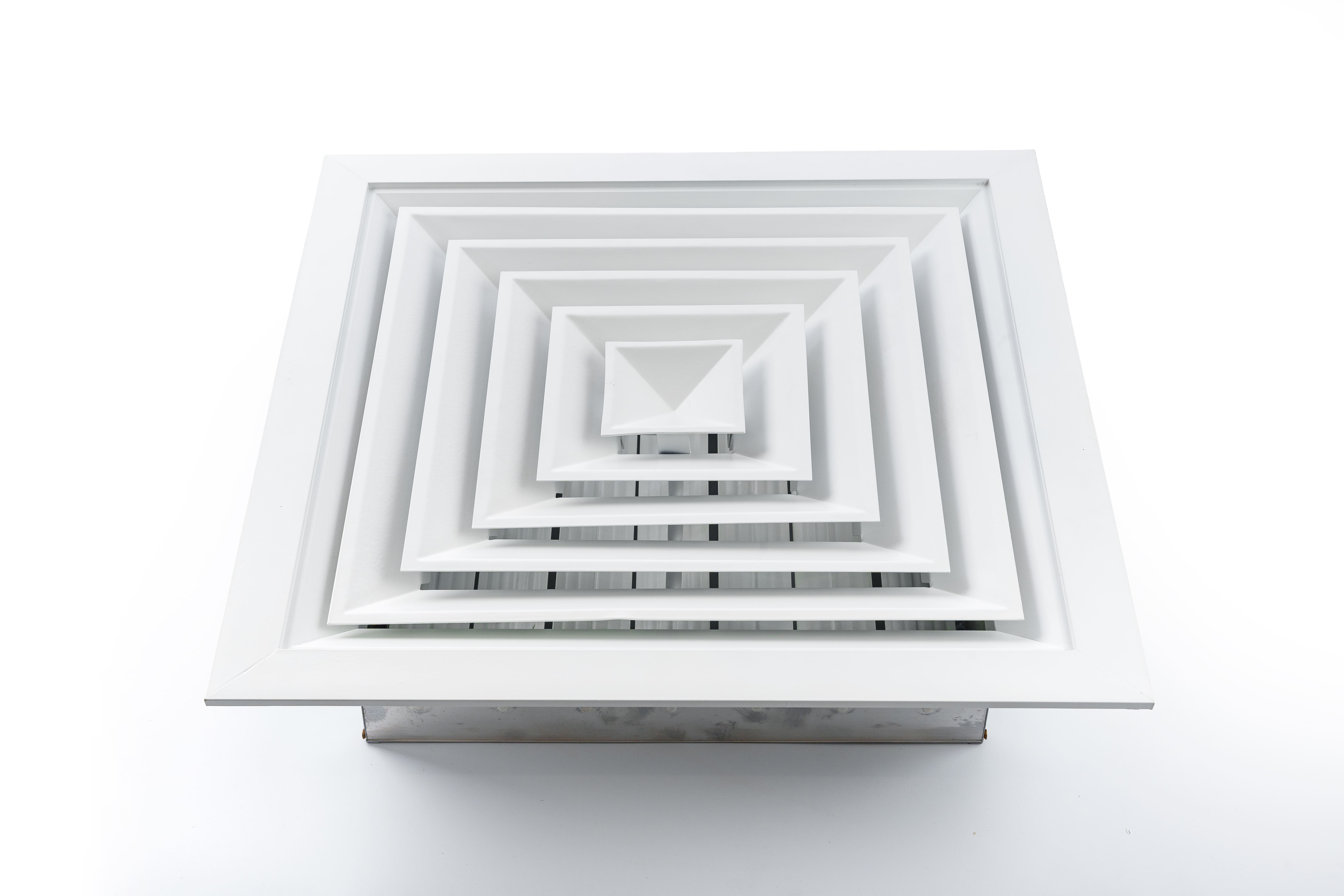 Квадратный потолочный диффузор с дампером SAD
